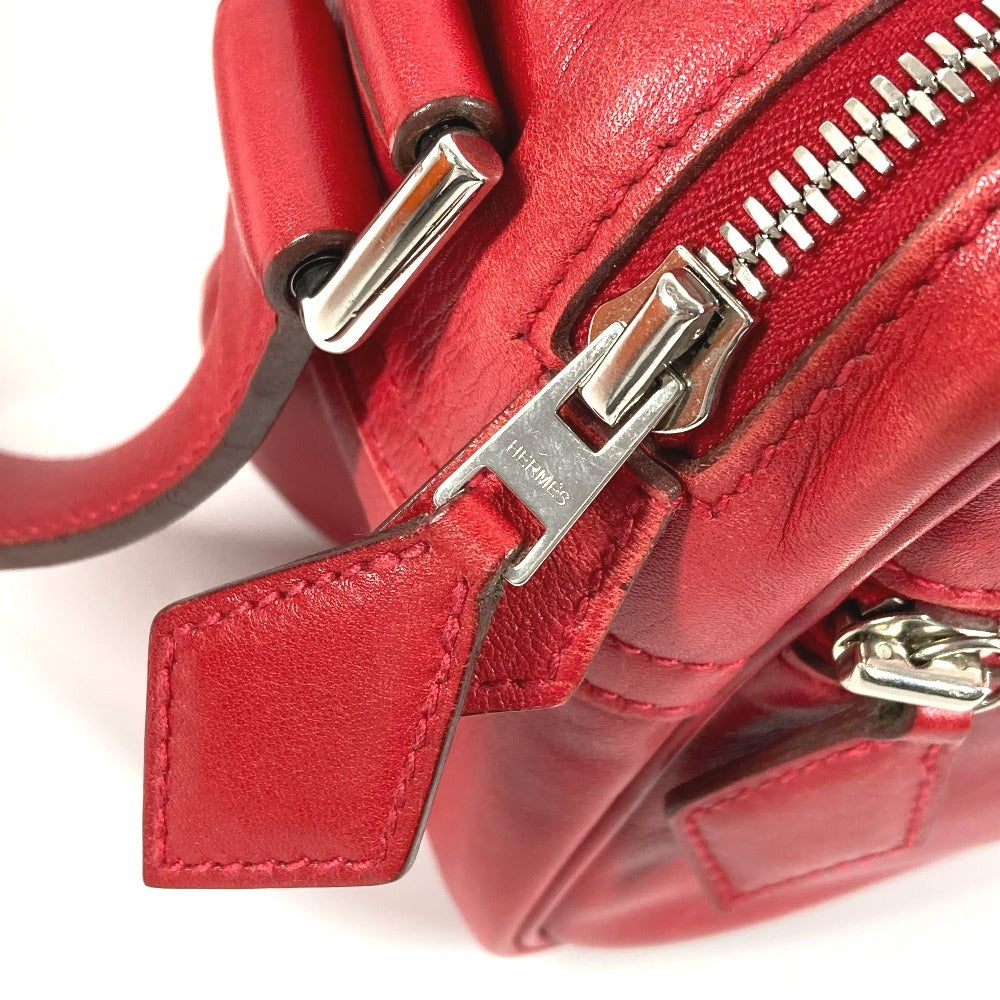 HERMES ヴァンキャトルPM ヴァンキャトル PM カバン 斜め掛け ポシェット ショルダーバッグ レザー ユニセックス レッド