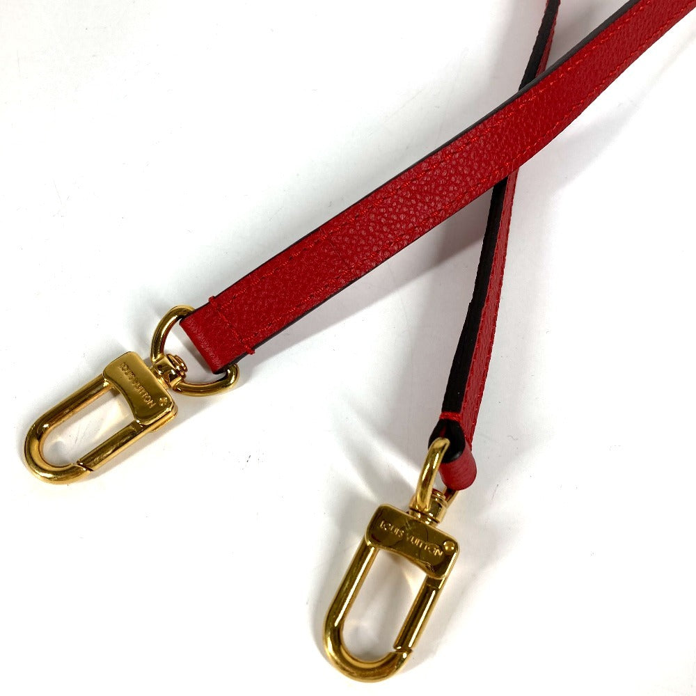LOUIS VUITTON 不明 ショルダーストラップ 調整不可 付属品 アクセサリー ショルダーストラップ レザー ユニセックス レッド