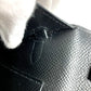 HERMES Shoulder Wallet Kelly Wallet Long To-Go Bag Shoulder Bag Pochette Long Wallet Epson Unisex Black