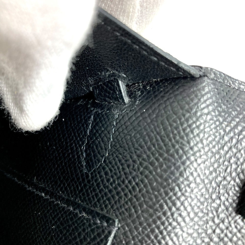 HERMES Shoulder Wallet Kelly Wallet Long To-Go Bag Shoulder Bag Pochette Long Wallet Epson Unisex Black