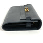 HERMES Shoulder Wallet Kelly Wallet Long To-Go Bag Shoulder Bag Pochette Long Wallet Epson Unisex Black