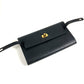 HERMES Shoulder Wallet Kelly Wallet Long To-Go Bag Shoulder Bag Pochette Long Wallet Epson Unisex Black