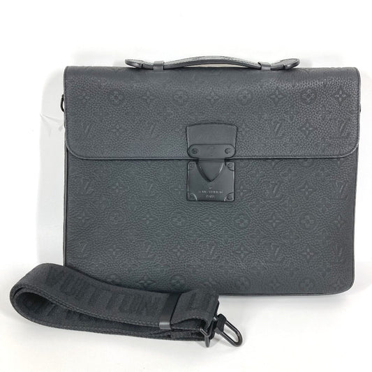 LOUIS VUITTON M20835 モノグラム トリヨン Sロック･ブリーフケース ビジネスバッグ 2WAYバッグ ショルダーバッグ カバン ハンドバッグ トリヨンレザー ユニセックス ノワール ブラック