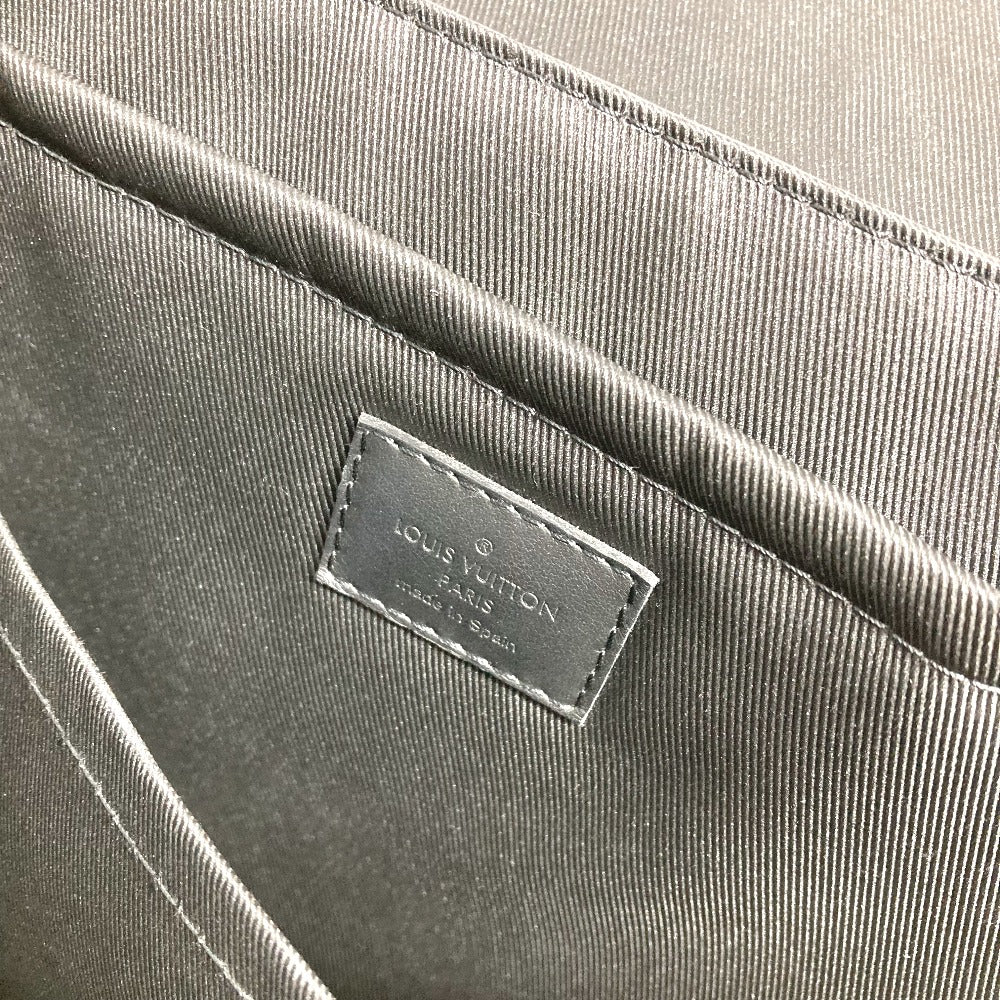 LOUIS VUITTON M20835 Monogram Taurillon S-Lock Briefcase, Business Bag, 2-Way Bag, Shoulder Bag, Handbag, Taurillon Leather, Unisex, Noir, Black