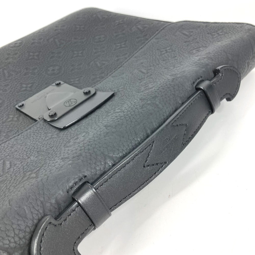 LOUIS VUITTON M20835 Monogram Taurillon S-Lock Briefcase, Business Bag, 2-Way Bag, Shoulder Bag, Handbag, Taurillon Leather, Unisex, Noir, Black