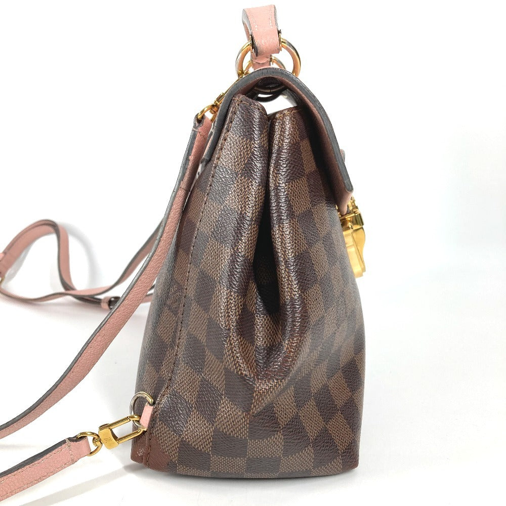 LOUIS VUITTON N42262 ダミエ クランプトン カバン ハンドバッグ リュックサック ダミエキャンバス レディース ピンク