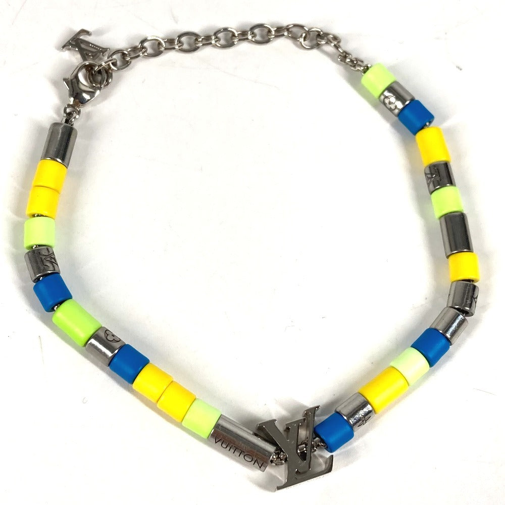 LOUIS VUITTON M00653 Sunrise Chain Bracelet in Metal, Unisex, Blue