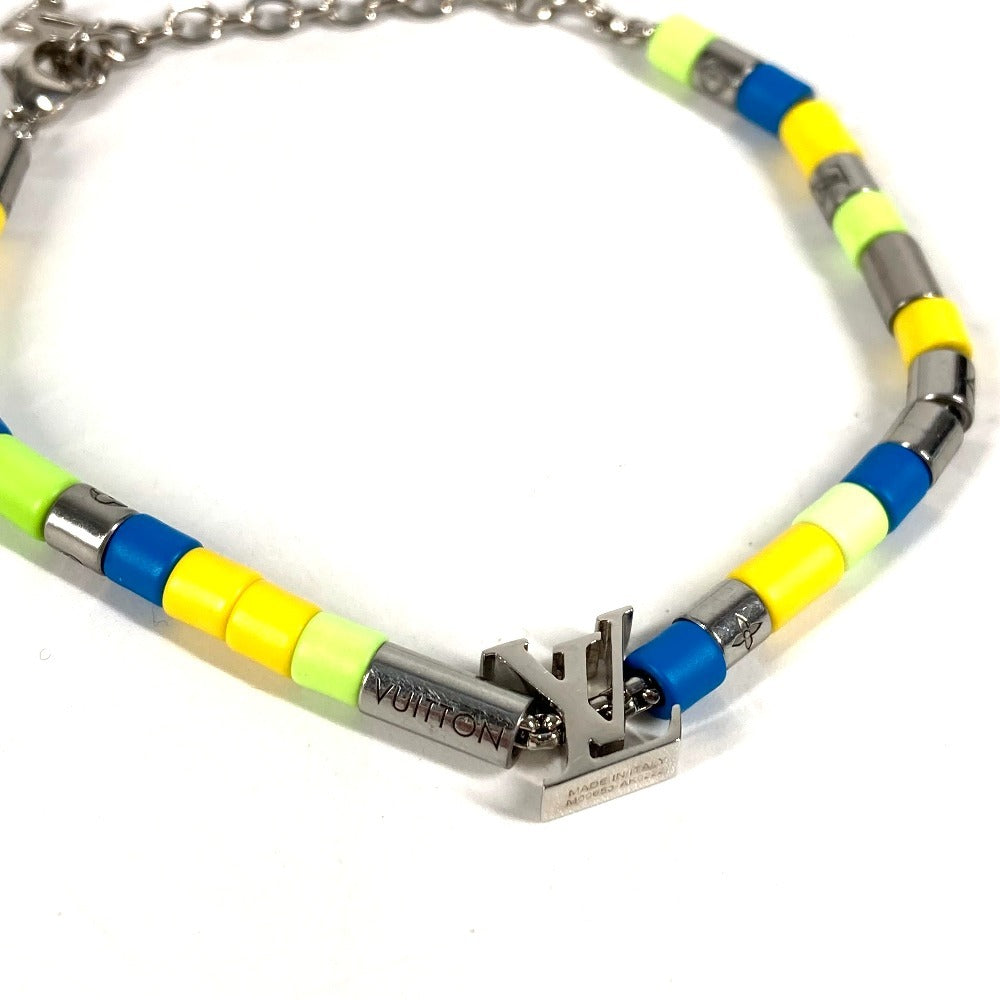 LOUIS VUITTON M00653 Sunrise Chain Bracelet in Metal, Unisex, Blue