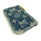 LOUIS VUITTON M95343 Monogram Denim Pochette Cle Wallet with Coin Purse and Key Ring, Monogram Denim, Unisex, Blue