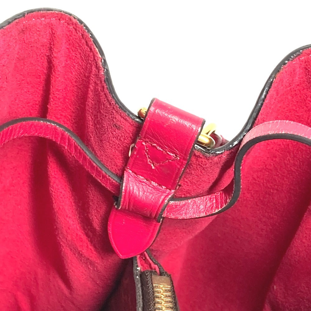 LOUIS VUITTON M43570 Monogram NeoNoe Shoulder Bag, Drawstring, Crossbody, Monogram Canvas, Unisex, Freesia Pink