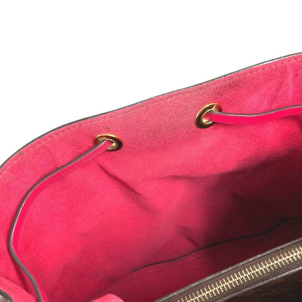 LOUIS VUITTON M43570 Monogram NeoNoe Shoulder Bag, Drawstring, Crossbody, Monogram Canvas, Unisex, Freesia Pink