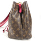 LOUIS VUITTON M43570 Monogram NeoNoe Shoulder Bag, Drawstring, Crossbody, Monogram Canvas, Unisex, Freesia Pink