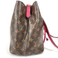 LOUIS VUITTON M43570 Monogram NeoNoe Shoulder Bag, Drawstring, Crossbody, Monogram Canvas, Unisex, Freesia Pink