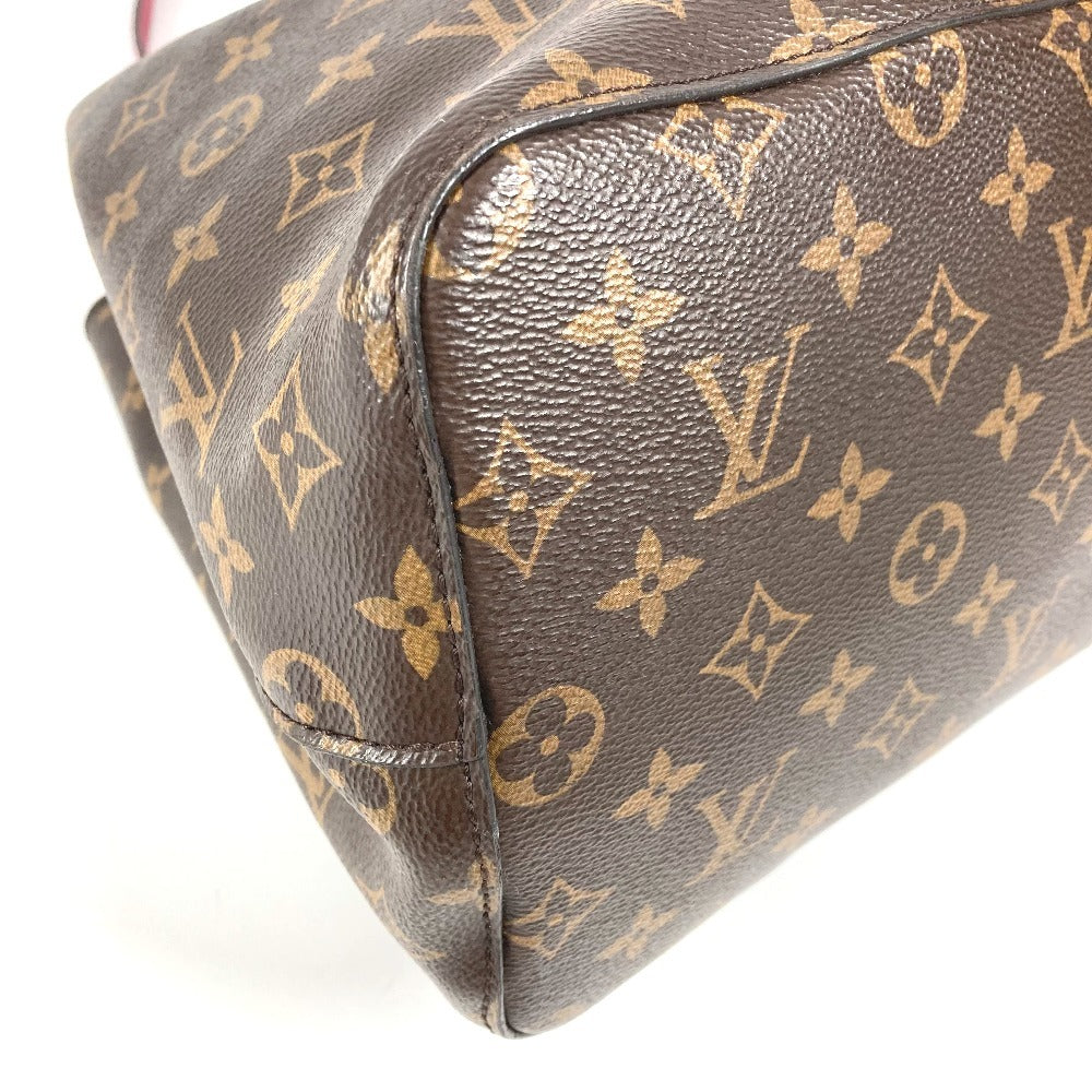 LOUIS VUITTON M43570 Monogram NeoNoe Shoulder Bag, Drawstring, Crossbody, Monogram Canvas, Unisex, Freesia Pink