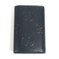 GUCCI 625565 GG Embossed Logo 6-Piece Key Case with Key Ring, Leather, Unisex, Black
