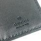 GUCCI 625565 GG Embossed Logo 6-Piece Key Case with Key Ring, Leather, Unisex, Black