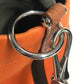 HERMES 斜め掛け サックドパンサージュ バケツ型 ばけつ型 ポーチ付き カバン ショルダーバッグ コットン ユニセックス オレンジ