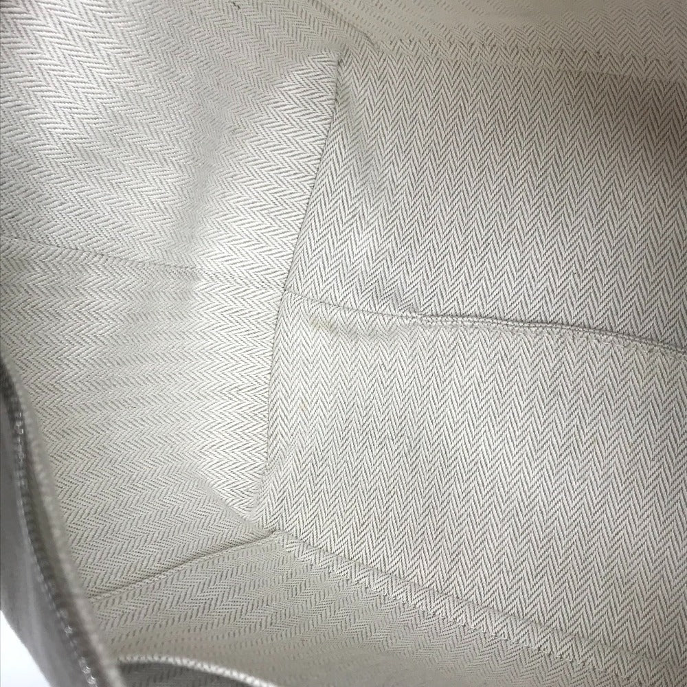 HERMES Bride a Black GM Bride a Black GM Bag Pouch Vanity Bag H Logo Handbag Cotton Unisex Beige