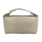 HERMES Bride a Black GM Bride a Black GM Bag Pouch Vanity Bag H Logo Handbag Cotton Unisex Beige