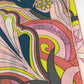 HERMES Faubourg Rainbow Carre Jean 140 Shawl/Stole/Scarf, Large, Unisex, Cashmere, Pink
