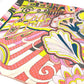 HERMES Faubourg Rainbow Carre Jean 140 Shawl/Stole/Scarf, Large, Unisex, Cashmere, Pink