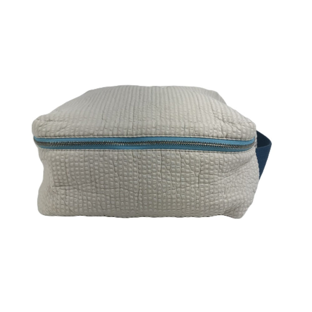 HERMES BABY To-Go MM Cabriole Multi-Pouch, Diaper Pouch, Cotton, Kids', Green Perle Blue