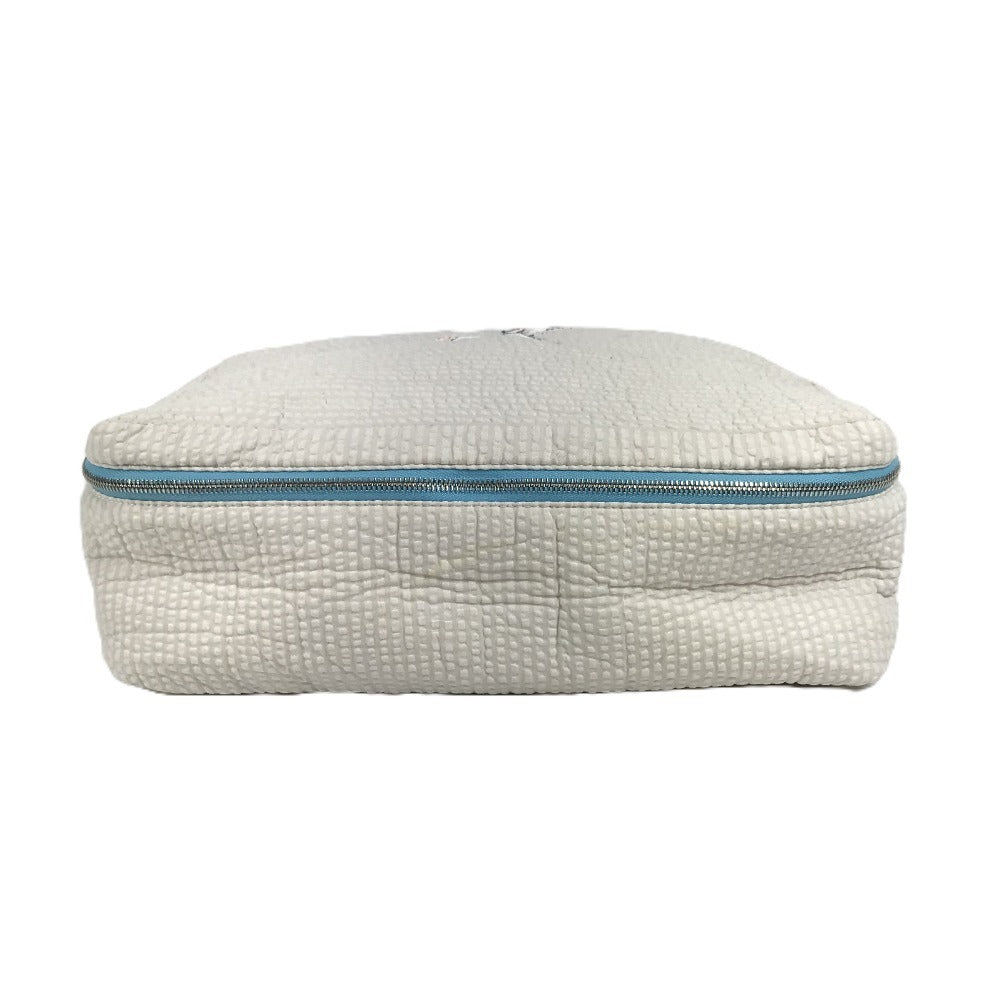 HERMES BABY To-Go MM Cabriole Multi-Pouch, Diaper Pouch, Cotton, Kids', Green Perle Blue