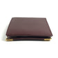 CARTIER Must Line Logo Billfold Compact Wallet, Leather Bi-fold Wallet, Women's, Wine Red