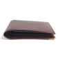 CARTIER Must Line Logo Billfold Compact Wallet, Leather Bi-fold Wallet, Women's, Wine Red