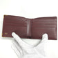 CARTIER Must Line Logo Billfold Compact Wallet, Leather Bi-fold Wallet, Women's, Wine Red