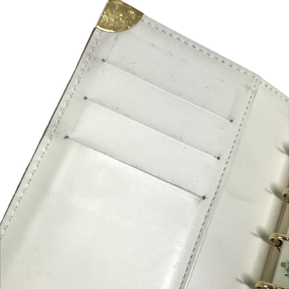 LOUIS VUITTON R20888 スハリ アジェンダPM アジェンダ PM システム手帳 ステーショナリー 手帳カバー スハリレザー ユニセックス ホワイト