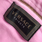 VERSACE メデューサ ロゴ ビッグ トートバッグ カバン 肩掛け ボストンバッグ ショルダーバッグ コットン ユニセックス ピンク