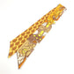 HERMES Horse Print Twilly Silk Scarf for Women in Orange