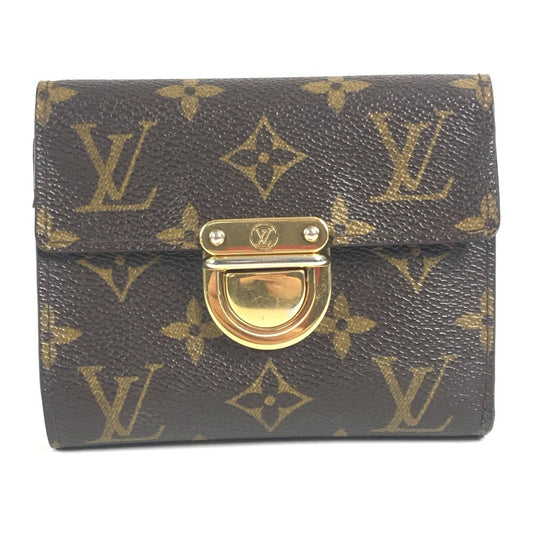 LOUIS VUITTON M58013 モノグラム ポルトフォイユ コアラ コンパクトウォレット 3つ折り財布 モノグラムキャンバス ユニセックス ブラウン