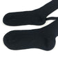 Dior Ribbon Logo Knee-High Socks, Two-Tone Cotton, Women's, Black