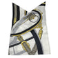 HERMES Petit H Furoshiki PM Pouch/Bag/Handbag in Silk, White, for Women