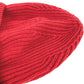 VERSACE Logo Two-Tone Beanie Hat Knit Cap Wool Unisex Red