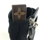 รองเท้าบูทสั้น LOUIS VUITTON ลายโมโนแกรม แต่งระบาย รองเท้าบูท หนัง สำหรับผู้หญิง สีดำ