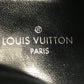 รองเท้าบูทสั้น LOUIS VUITTON ลายโมโนแกรม แต่งระบาย รองเท้าบูท หนัง สำหรับผู้หญิง สีดำ