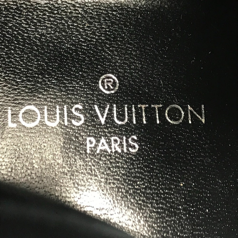 รองเท้าบูทสั้น LOUIS VUITTON ลายโมโนแกรม แต่งระบาย รองเท้าบูท หนัง สำหรับผู้หญิง สีดำ