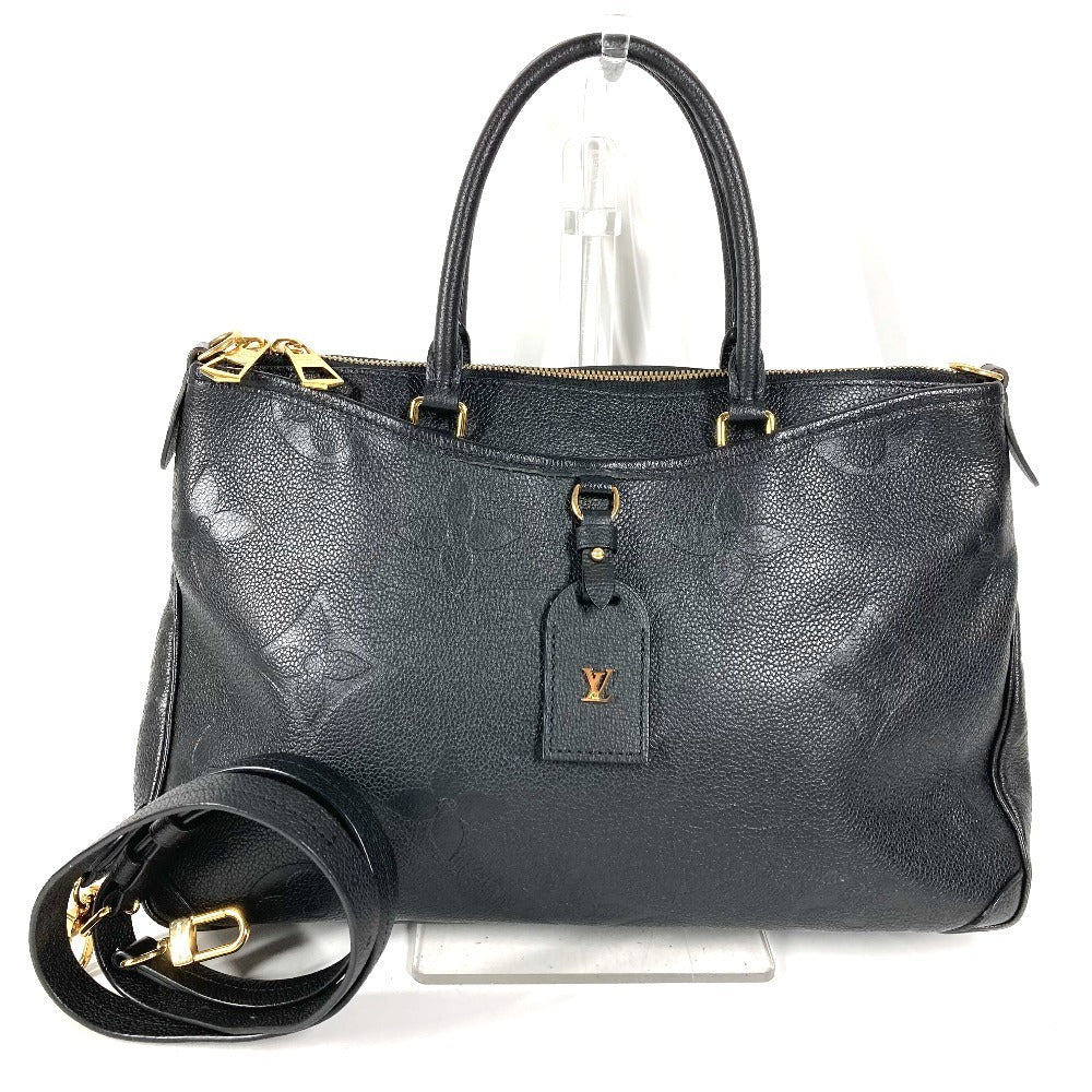LOUIS VUITTON M46487 モノグラムアンプラント トリアノン MM トリアノンMM カバン 肩掛け トートバッグ 2WAYバッグ ショルダーバッグ モノグラムアンプラントレザー ユニセックス ノワール ブラック