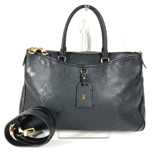 LOUIS VUITTON M46487 モノグラムアンプラント トリアノン MM トリアノンMM カバン 肩掛け トートバッグ 2WAYバッグ ショルダーバッグ モノグラムアンプラントレザー ユニセックス ノワール ブラック