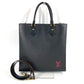 LOUIS VUITTON M58658 Epi Monogram Sac Plat PM Tote Bag, 2-Way Handbag, Vertical Tote, Shoulder Bag, Epi Leather, Unisex, Noir Black