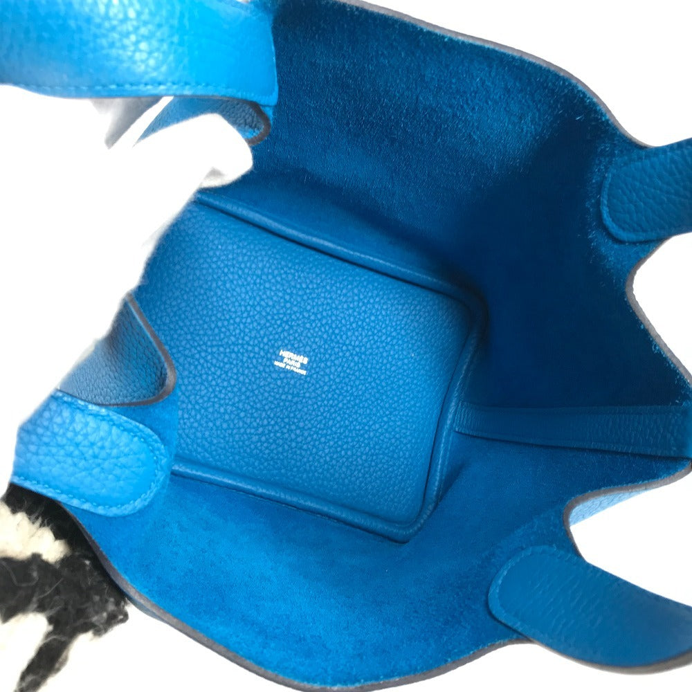 HERMES ピコタンロック PM ピコタンロックPM カバン トートバッグ ハンドバッグ トリヨンクレマンス ユニセックス ブルーフリーダ ブルー