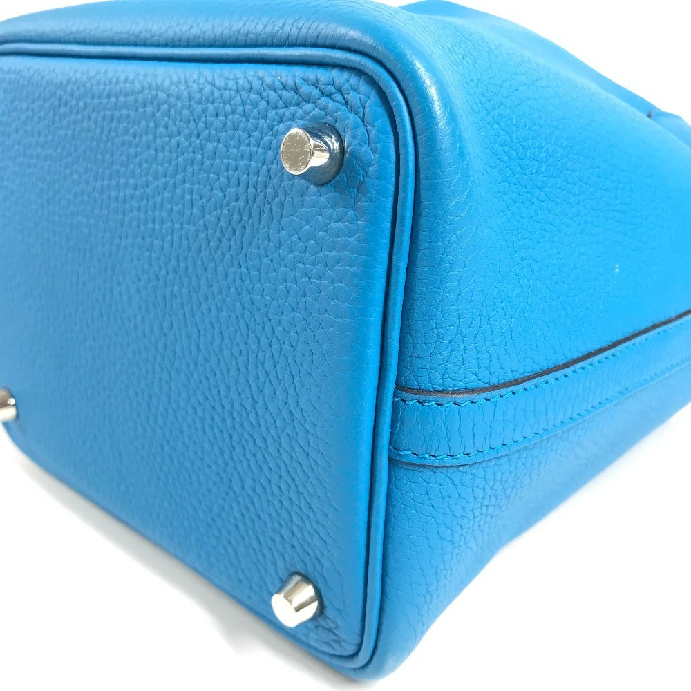 HERMES ピコタンロック PM ピコタンロックPM カバン トートバッグ ハンドバッグ トリヨンクレマンス ユニセックス ブルーフリーダ ブルー