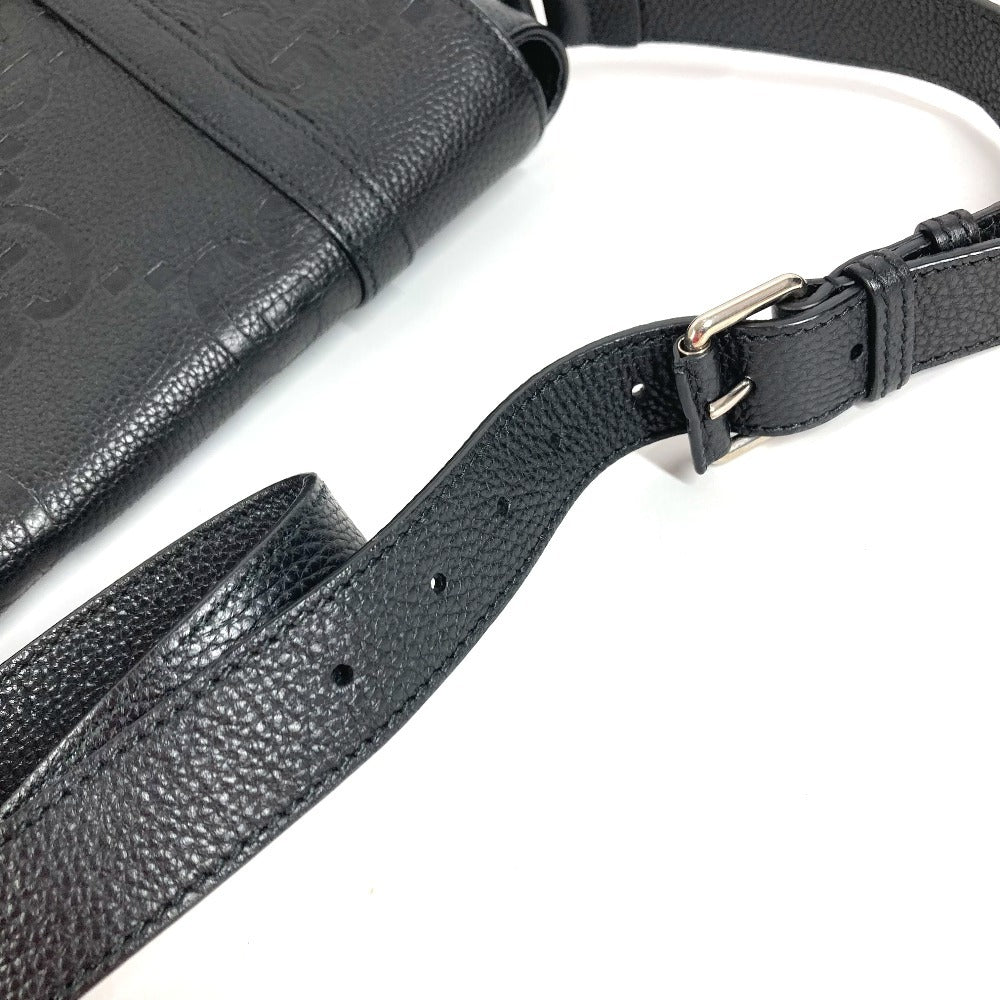 GUCCI 760234 GG JUMBO MD Jumbo GG Medium Messenger Bag, Crossbody Shoulder Bag, Leather, Unisex, Black