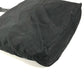 PRADA Triangle Logo Plaque Tote Bag, Shoulder Bag, Vertical Tote, Leather/Nylon, Unisex, Black