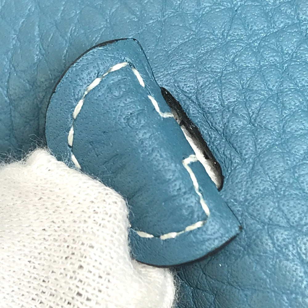 HERMES エブリン TPM 16 エブリンTPM カバン 斜め掛け ポシェット ロング ショルダーバッグ トリヨンクレマンス ユニセックス ニューブルーシーン ブルー