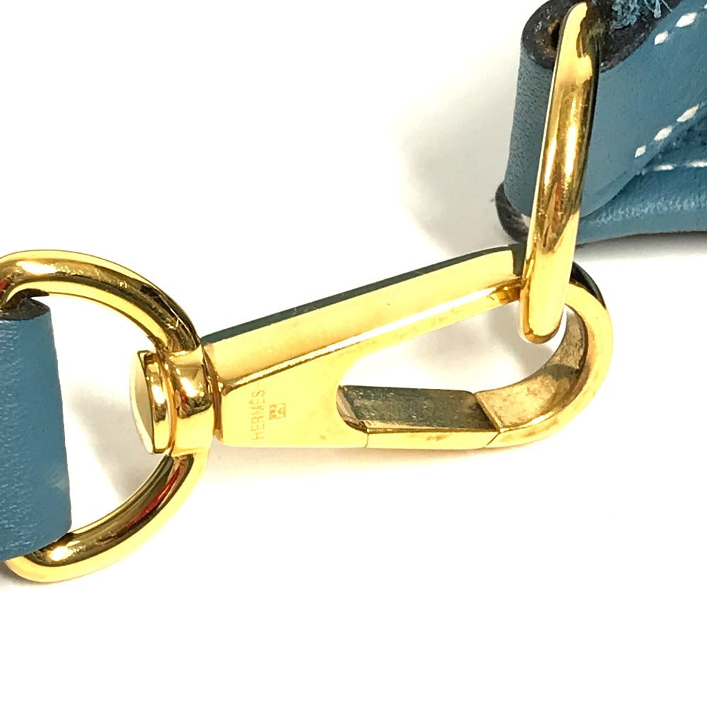 HERMES エブリン TPM 16 エブリンTPM カバン 斜め掛け ポシェット ロング ショルダーバッグ トリヨンクレマンス ユニセックス ニューブルーシーン ブルー