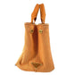 PRADA Canapa logo Handbag, Satchel bag, Tote bag Hand Bag Canvas Orange Used